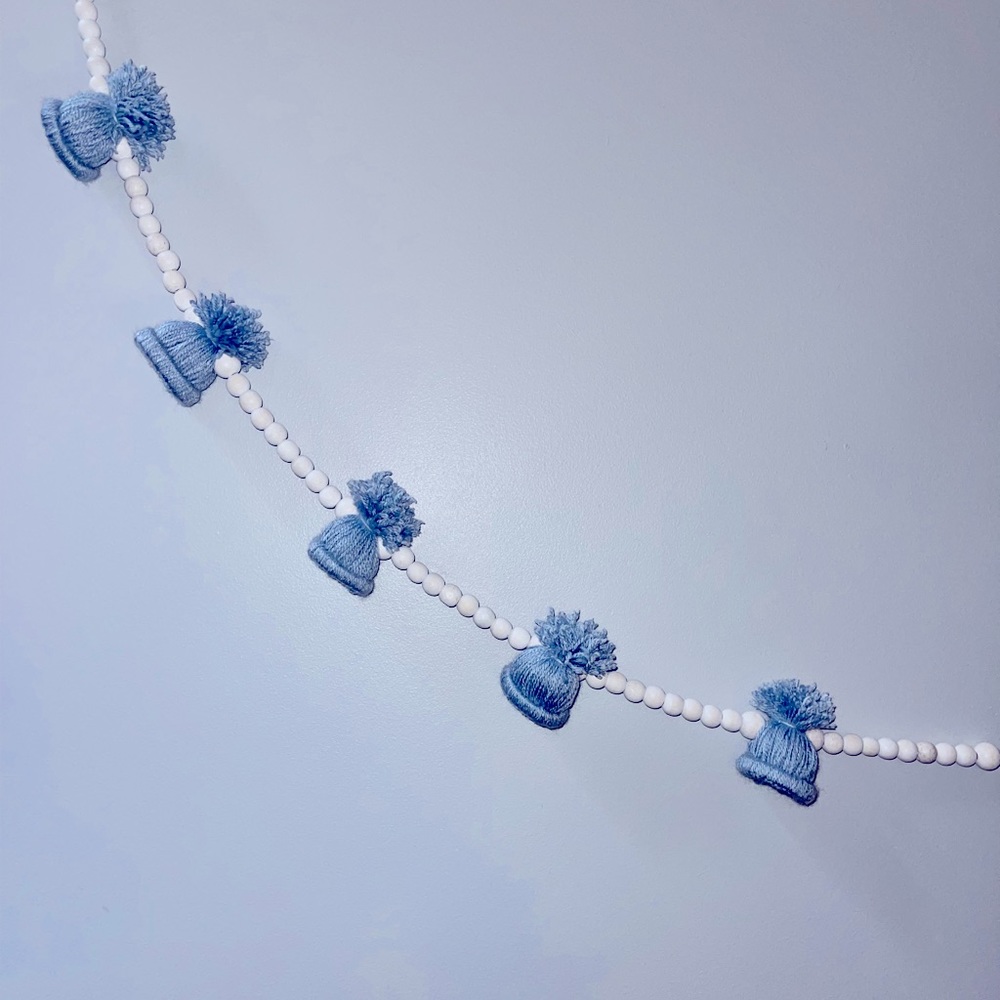 Handmade winter garland